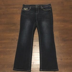 Dark Bootcut Jeans
